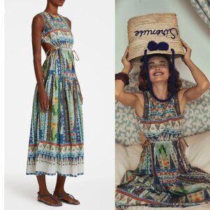 Emporio Sirenuse Positano Pulcheria Jada Print Dress Size L NWT – Luxe Resort